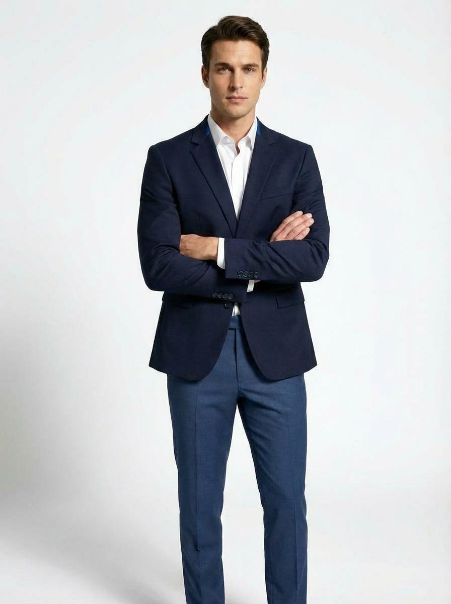 REGULAR NAVY BLUE BLAZER