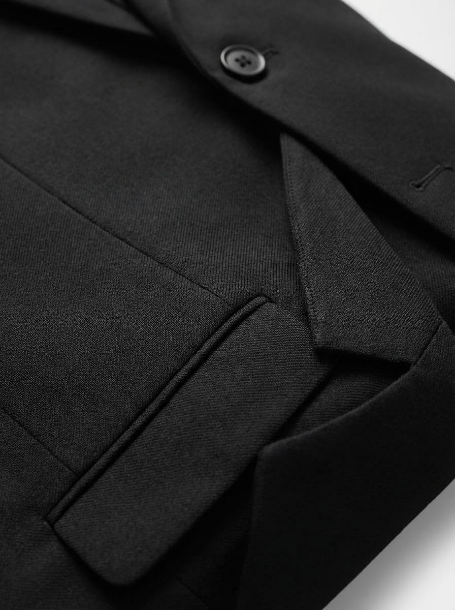 REGULAR BLACK BLAZER