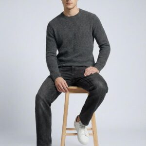 REGULAR CHARCOAL BLACK JEANS