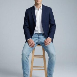 REGULAR NAVY BLUE BLAZER