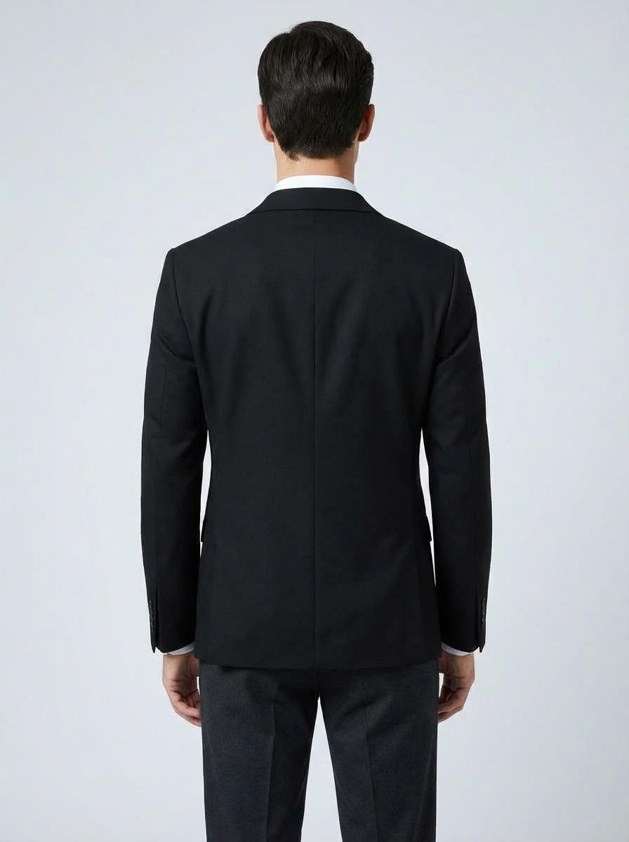 REGULAR BLACK BLAZER