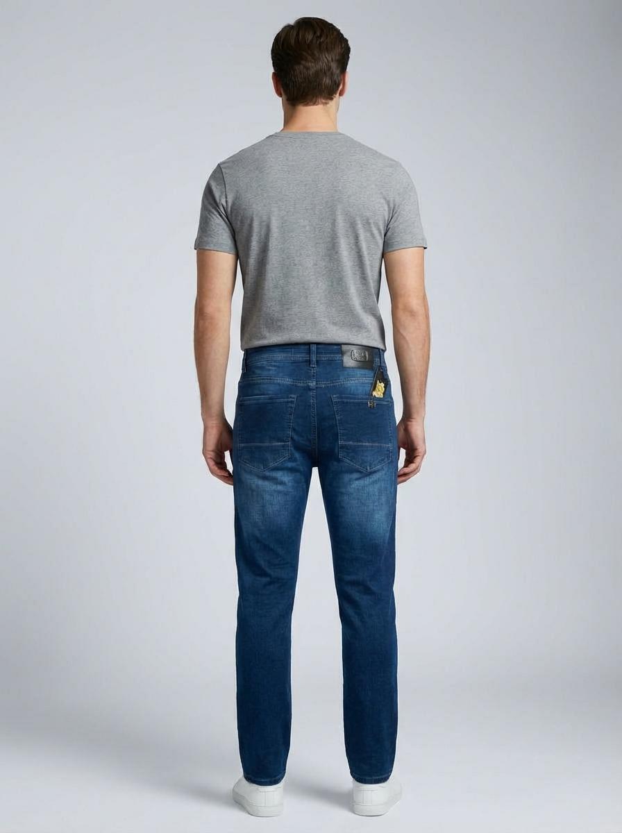 REGULAR NAVY BLUE JEANS
