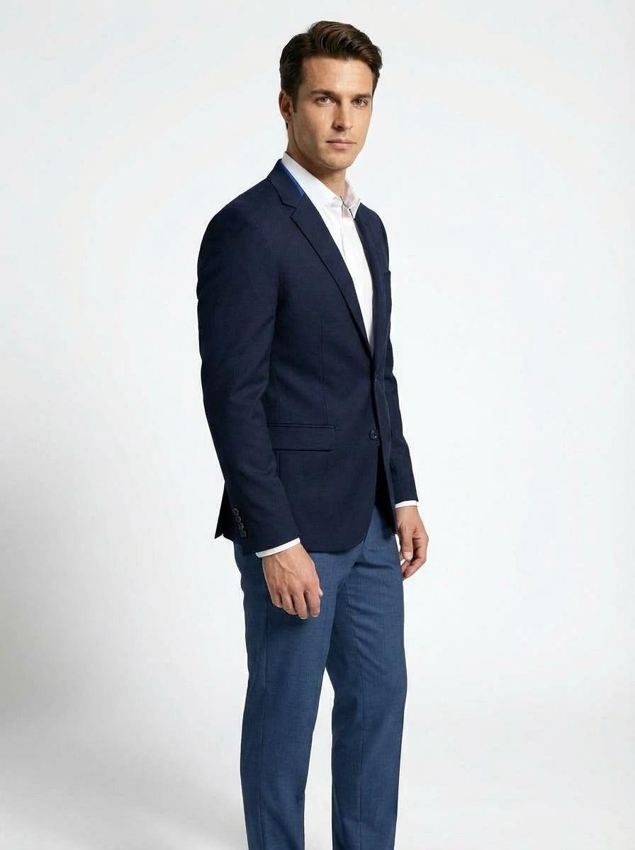 REGULAR NAVY BLUE BLAZER