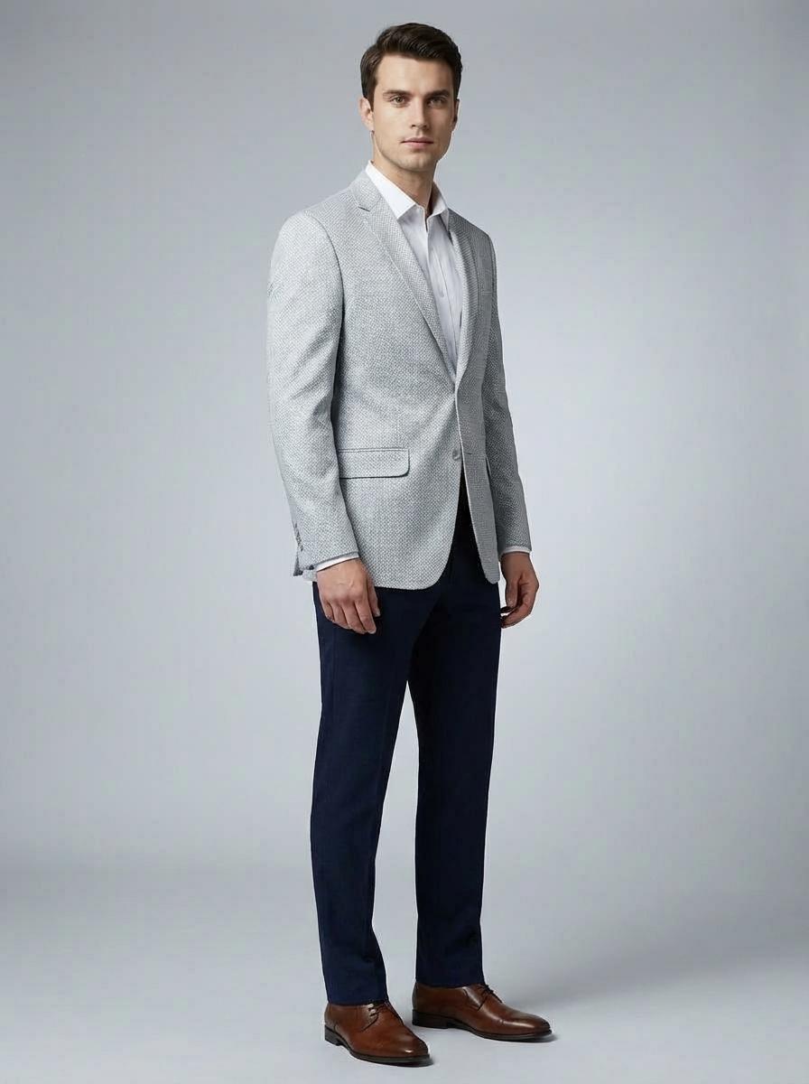 REGULAR ICE BLUE BLAZER