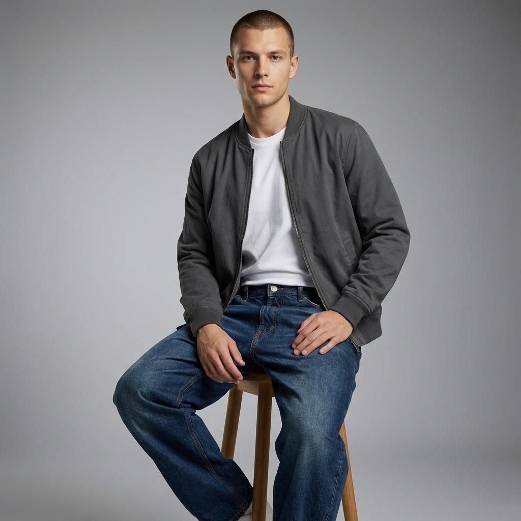 HEAVY DENIM BAGGY JEANS