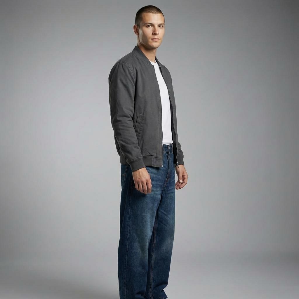 HEAVY DENIM BAGGY JEANS